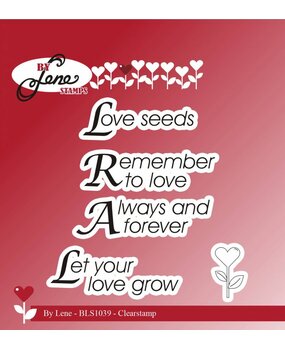 By Lene Love Texts Clear Stamp (BLS1039) By Lene Love Texts Clear Stamp (BLS1039)