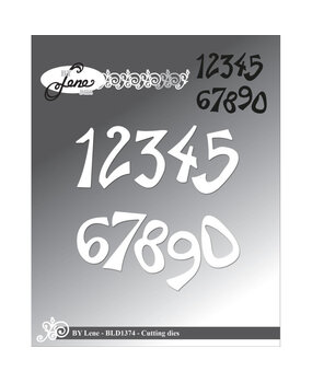 By Lene Metal Dies Funky Numbers (BLD1374) By Lene Metal Dies Funky Numbers (BLD1374)