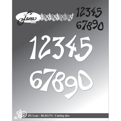 By Lene Metal Dies Funky Numbers (BLD1374) By Lene Metal Dies Funky Numbers (BLD1374)