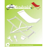 By Lene Metal Dies Deck Chair (BLD1381)