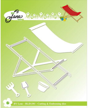 By Lene Metal Dies Deck Chair (BLD1381) By Lene Metal Dies Deck Chair (BLD1381)