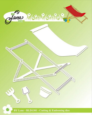 By Lene Metal Dies Deck Chair (BLD1381) By Lene Metal Dies Deck Chair (BLD1381)