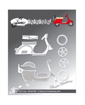 By Lene Metal Dies Scooter (BLD1385)