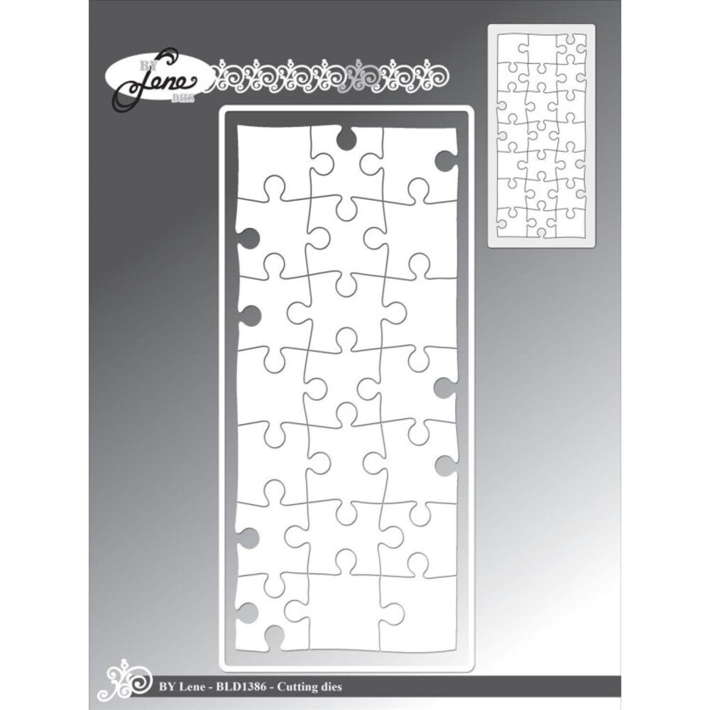 By Lene Metal Dies Slimcard Puzzle (BLD1386) By Lene Metal Dies Slimcard Puzzle (BLD1386)
