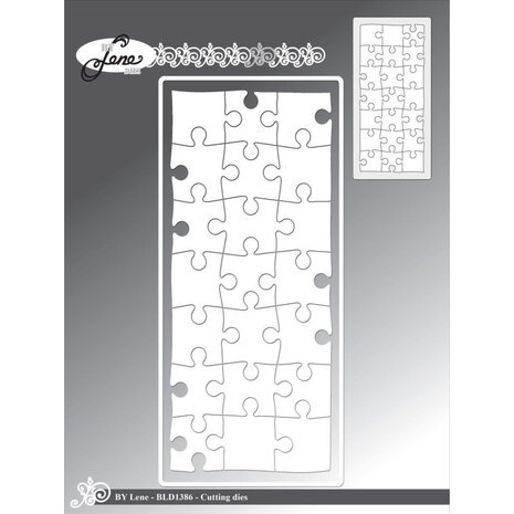 By Lene Metal Dies Slimcard Puzzle (BLD1386) By Lene Metal Dies Slimcard Puzzle (BLD1386)