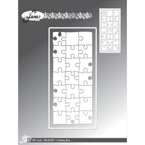 By Lene Metal Dies Mini Slimcard Puzzle (BLD1387) By Lene Metal Dies Mini Slimcard Puzzle (BLD1387)