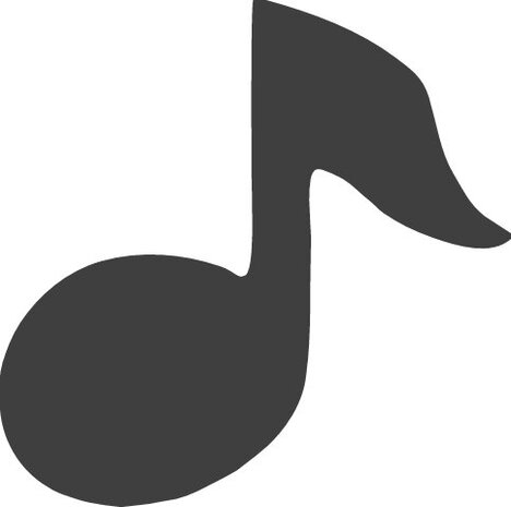 Heyda Motiefpons Groot Muzieknoot (203687518)