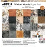 Arden Creative Studio Wicked Woods 12x12 Inch Paper Pad by Katie Pertiet (ACSPP0029)