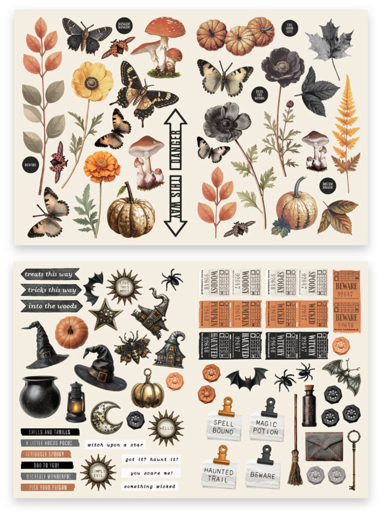 Arden Creative Studio Wicked Woods Laser Cuts (90pcs) by Katie Pertiet (ACSLC0011) Arden Creative Studio Wicked Woods Laser Cuts (90pcs) by Katie Pertiet (ACSLC0011)