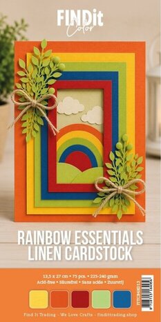 Find It Trading Linen Cardstock Pack 4K Rainbow Essentials (75pcs) (FITCB4K013) Find It Trading Linen Cardstock Pack 4K Rainbow Essentials (75pcs) (FITCB4K013)