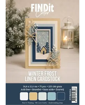 Find It Trading Linen Cardstock Pack A5 Winter Frost (75pcs) (FITCBA5014) Find It Trading Linen Cardstock Pack A5 Winter Frost (75pcs) (FITCBA5014)