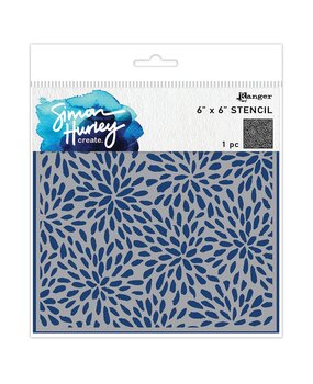 Simon Hurley Create PRE-ORDER Painted Petals 6x6 Inch Layering Stencils (HUS94555) Simon Hurley Create PRE-ORDER Painted Petals 6x6 Inch Layering Stencils (HUS94555)