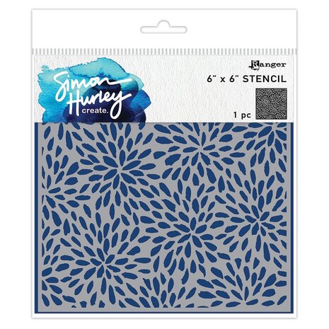 Simon Hurley Create PRE-ORDER Painted Petals 6x6 Inch Layering Stencils (HUS94555) Simon Hurley Create PRE-ORDER Painted Petals 6x6 Inch Layering Stencils (HUS94555)