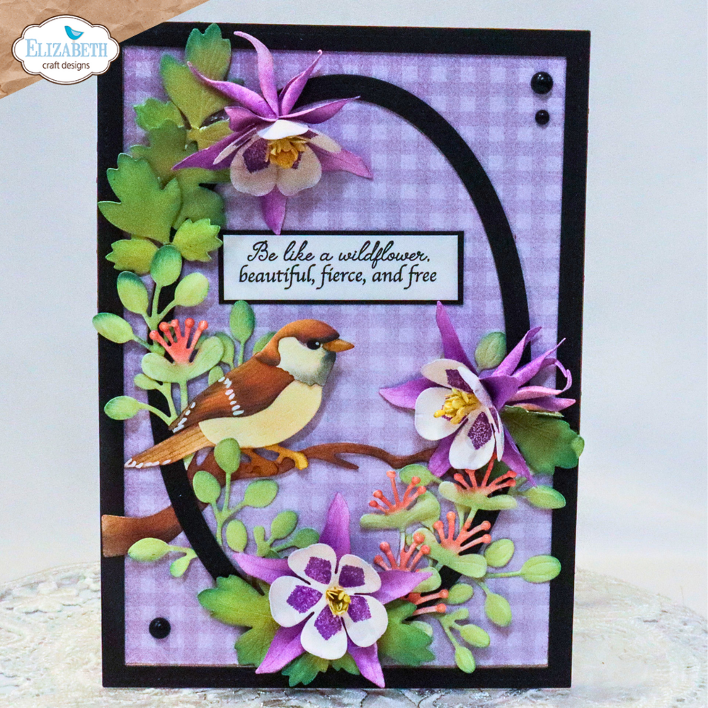 Elizabeth Craft Designs Bloom Wildly A6 Clear Stamps Sentiments (CS460) Elizabeth Craft Designs Bloom Wildly A6 Clear Stamps Sentiments (CS460)