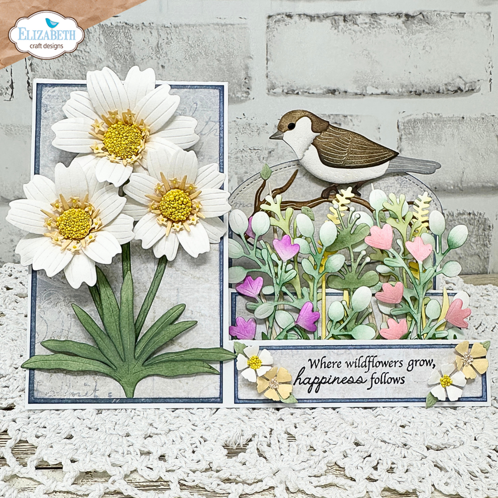 Elizabeth Craft Designs Bloom Wildly A6 Clear Stamps Sentiments (CS460) Elizabeth Craft Designs Bloom Wildly A6 Clear Stamps Sentiments (CS460)