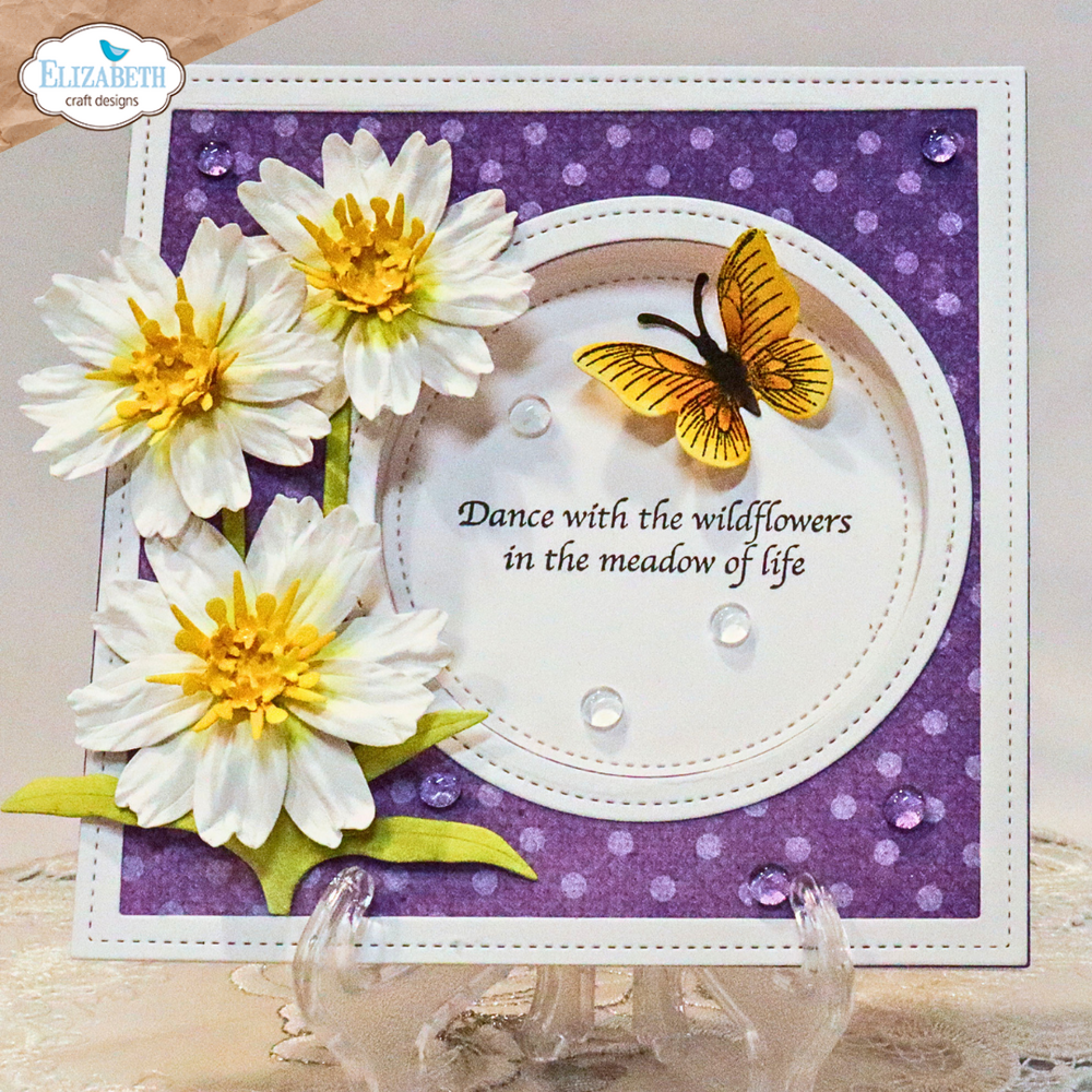 Elizabeth Craft Designs Bloom Wildly A6 Clear Stamps Sentiments (CS460) Elizabeth Craft Designs Bloom Wildly A6 Clear Stamps Sentiments (CS460)