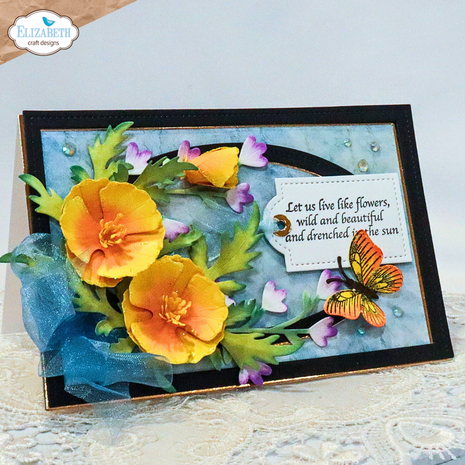 Elizabeth Craft Designs Bloom Wildly A6 Clear Stamps Sentiments (CS460) Elizabeth Craft Designs Bloom Wildly A6 Clear Stamps Sentiments (CS460)
