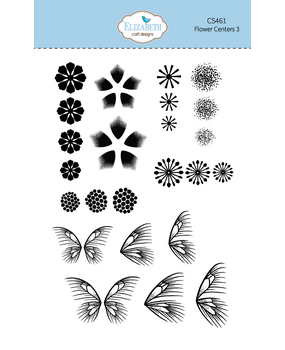Elizabeth Craft Designs Bloom Wildly A6 Clear Stamps Flower Centers 3 (CS461) Elizabeth Craft Designs Bloom Wildly A6 Clear Stamps Flower Centers 3 (CS461)