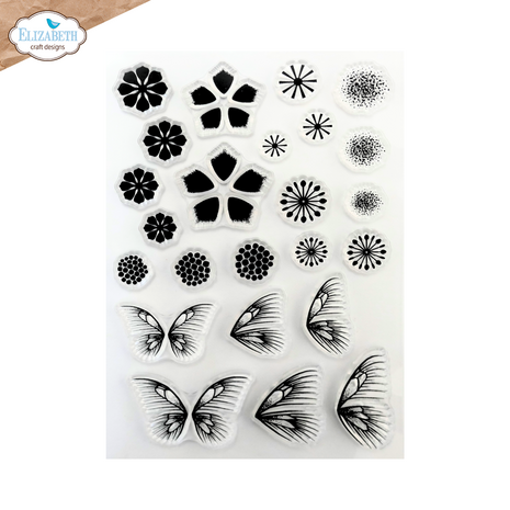 Elizabeth Craft Designs Bloom Wildly A6 Clear Stamps Flower Centers 3 (CS461) Elizabeth Craft Designs Bloom Wildly A6 Clear Stamps Flower Centers 3 (CS461)