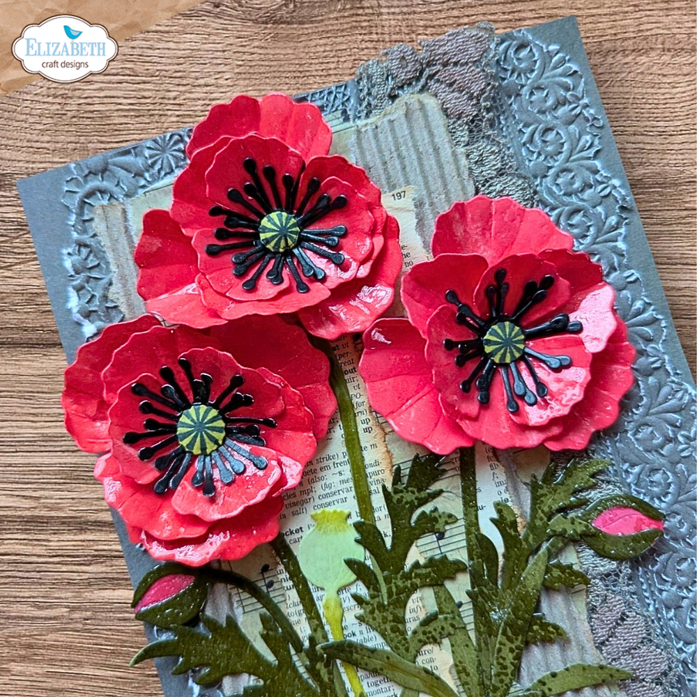 Elizabeth Craft Designs Bloom Wildly A6 Clear Stamps Flower Centers 3 (CS461) Elizabeth Craft Designs Bloom Wildly A6 Clear Stamps Flower Centers 3 (CS461)