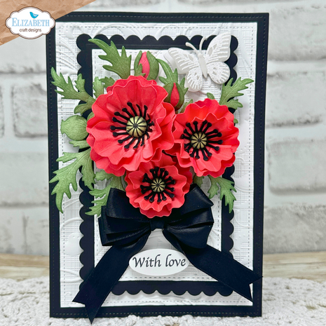 Elizabeth Craft Designs Bloom Wildly Dies Wild Poppy (2376) Elizabeth Craft Designs Bloom Wildly Dies Wild Poppy (2376)