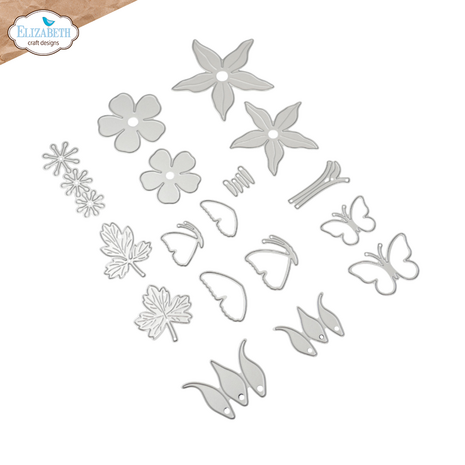 Elizabeth Craft Designs Bloom Wildly Dies Columbine (2377) Elizabeth Craft Designs Bloom Wildly Dies Columbine (2377)