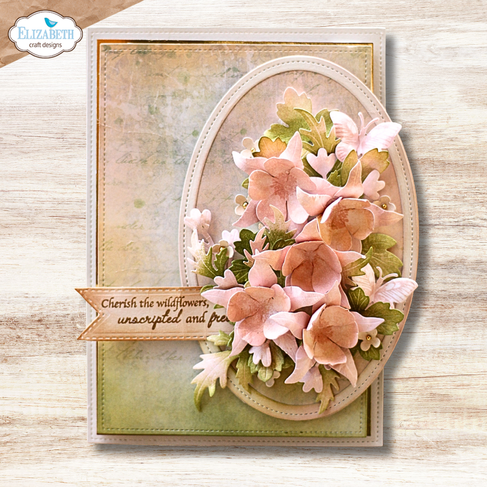 Elizabeth Craft Designs Bloom Wildly Dies Columbine (2377) Elizabeth Craft Designs Bloom Wildly Dies Columbine (2377)