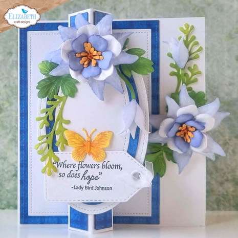 Elizabeth Craft Designs Bloom Wildly Dies Columbine (2377) Elizabeth Craft Designs Bloom Wildly Dies Columbine (2377)