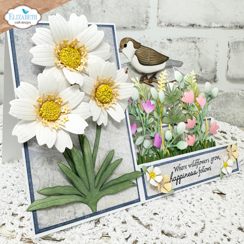 Elizabeth Craft Designs Bloom Wildly Dies Blackfoot Daisy (2378) Elizabeth Craft Designs Bloom Wildly Dies Blackfoot Daisy (2378)