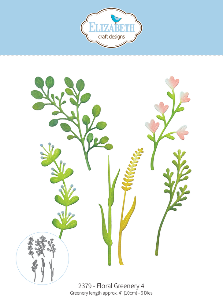 Elizabeth Craft Designs Bloom Wildly Dies Floral Greenery 4 (2379) Elizabeth Craft Designs Bloom Wildly Dies Floral Greenery 4 (2379)
