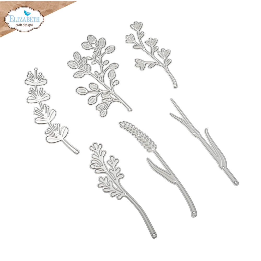 Elizabeth Craft Designs Bloom Wildly Dies Floral Greenery 4 (2379) Elizabeth Craft Designs Bloom Wildly Dies Floral Greenery 4 (2379)