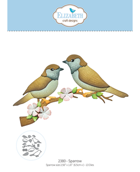 Elizabeth Craft Designs Bloom Wildly Dies Sparrow (2380) Elizabeth Craft Designs Bloom Wildly Dies Sparrow (2380)