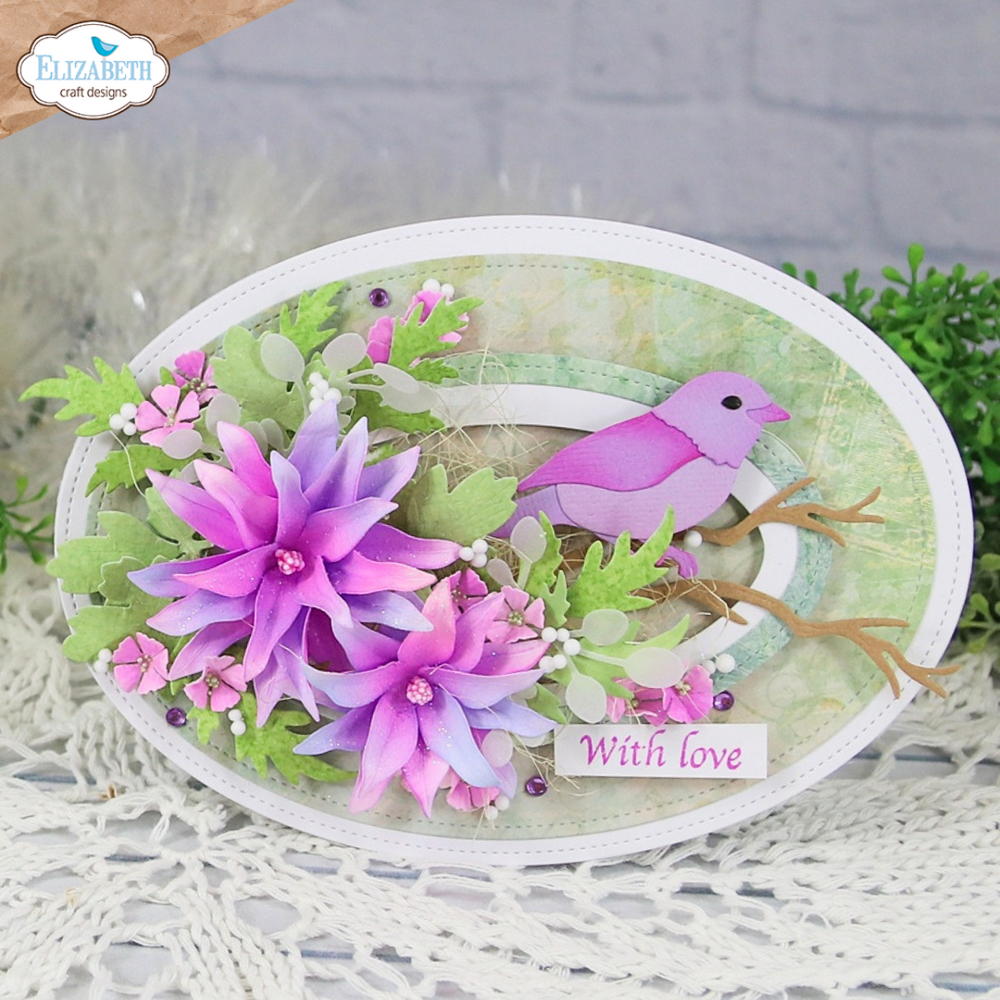 Elizabeth Craft Designs Bloom Wildly Dies Sparrow (2380) Elizabeth Craft Designs Bloom Wildly Dies Sparrow (2380)