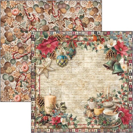 Ciao Bella Papercrafting Merry & Bright 12x12 Inch Paper Pad (CBPM098)