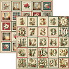 Ciao Bella Papercrafting Merry & Bright 12x12 Inch Patterns Pad (CBT098)