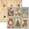 Ciao Bella Papercrafting Merry & Bright 8x8 Inch Paper Pad (CBH098)