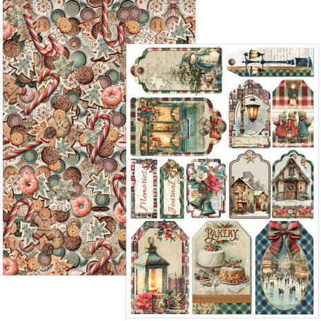 Ciao Bella Papercrafting Merry & Bright A4 Creative Pad (CBCL098)