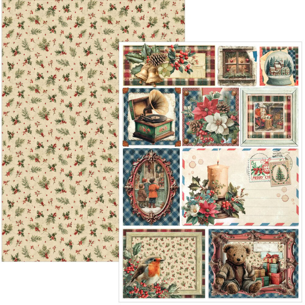 Ciao Bella Papercrafting Merry & Bright A4 Creative Pad (CBCL098)