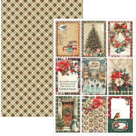 Ciao Bella Papercrafting Merry & Bright A4 Creative Pad (CBCL098)