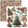 Ciao Bella Papercrafting Merry & Bright 6x6 Inch Paper Pad (CBQE098)