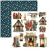 Ciao Bella Papercrafting Merry & Bright 6x6 Inch Paper Pad (CBQE098)