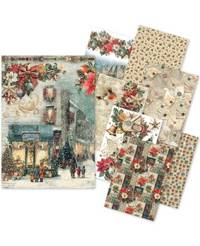 Ciao Bella Papercrafting Merry & Bright A5 Mixed Rice Papers (CBRS045)