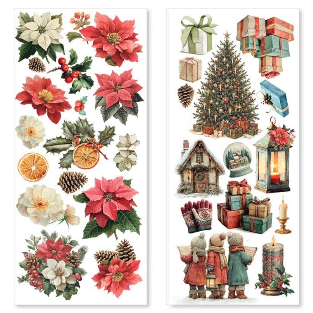 Ciao Bella Papercrafting Merry & Bright Art Stickers (CBI017)