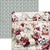 Ciao Bella Papercrafting Bohemian Burgundy 8x8 Inch Paper Pad (CBH099)