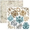 Ciao Bella Papercrafting Bohemian Burgundy 6x6 Inch Paper Pad (CBQE099)