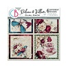 Ciao Bella Papercrafting Bohemian Burgundy 6x6 Inch Deluxe Paper & Vellum Dual Pack (CBXQ012)
