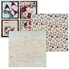 Ciao Bella Papercrafting Bohemian Burgundy 6x6 Inch Deluxe Paper & Vellum Dual Pack (CBXQ012)