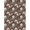 Ciao Bella Papercrafting Bohemian Burgundy A5 Mixed Rice Papers (CBRS046)