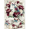 Ciao Bella Papercrafting Bohemian Burgundy A5 Mixed Rice Papers (CBRS046)