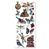Ciao Bella Papercrafting Bohemian Burgundy Art Stickers (CBI018)